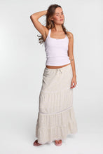 AERO Lace Trim Tiered Maxi Skirt thumbnail 8