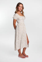 AERO Cap Sleeve Side Smocked Midi Dress thumbnail 1