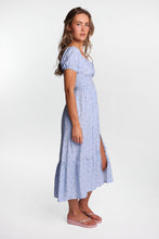 AERO Cap Sleeve Side Smocked Midi Dress thumbnail 9