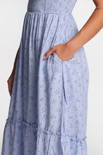 AERO Cap Sleeve Side Smocked Midi Dress thumbnail 8