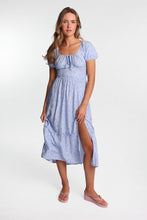 AERO Cap Sleeve Side Smocked Midi Dress thumbnail 6