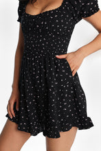 AERO Scoop Neck Fit & Flare Smocked Mini Dress thumbnail 3