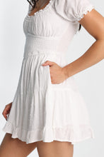 AERO Scoop Neck Fit & Flare Smocked Mini Dress thumbnail 7