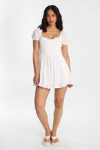 AERO Scoop Neck Fit & Flare Smocked Mini Dress thumbnail 9
