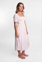 AERO Short Sleeve Smocked Tiered Midi Dress thumbnail 5