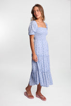 AERO Short Sleeve Smocked Tiered Midi Dress thumbnail 20