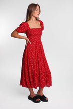 AERO Short Sleeve Smocked Tiered Midi Dress thumbnail 24