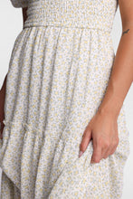 AERO Short Sleeve Smocked Tiered Midi Dress thumbnail 11