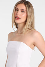 AERO Linen-Blend Strapless Mini Dress thumbnail 6