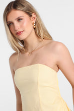 AERO Linen-Blend Strapless Mini Dress thumbnail 19