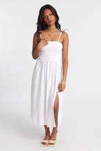 AERO Linen-Blend Strapless Midi Dress thumbnail 3