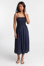 AERO Linen-Blend Strapless Midi Dress thumbnail 9