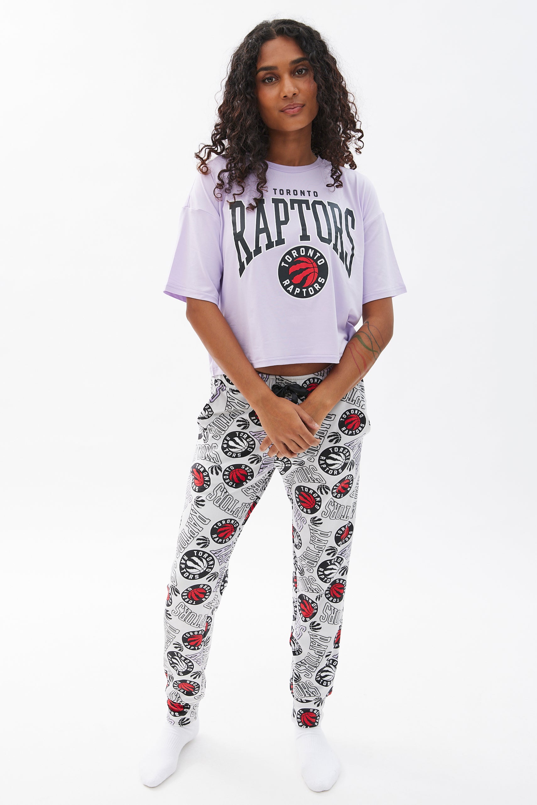 Toronto Raptors Printed Velour Pajama Set – Bluenotes