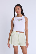 Keroppi Embroidered Pajama Tank Top And Boxer Shorts 2-Piece Set thumbnail 1