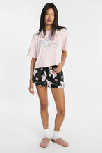 Kuromi My Melody Pajama Tee & Plush Shorts 2-Piece Set thumbnail 1