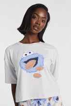 Cookie Monster Pajama Tee & Plush Shorts 2-Piece Set thumbnail 3