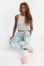 Hello Kitty Flowers Plush Pajama Pants thumbnail 5