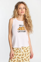 Garfield Ribbed Pajama Tank Top And Pants 2-Piece Set thumbnail 3