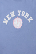 T-shirt coupe garçonne imprimé crête AERO New York City thumbnail 2