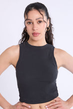 AERO Ribbed High Neck Tank Top thumbnail 7