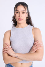 AERO Ribbed High Neck Tank Top thumbnail 11