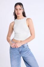 AERO Ribbed High Neck Tank Top thumbnail 1