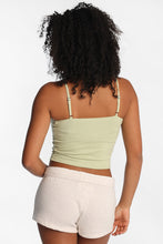 AERO Pointelle Knit Sweetheart Neckline Cropped Cami thumbnail 17