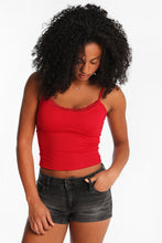 AERO Pointelle Knit Sweetheart Neckline Cropped Cami thumbnail 3