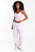 AERO Pointelle Knit Sweetheart Neckline Cropped Cami thumbnail 21
