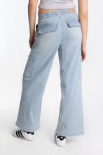 AERO High Rise Drapey Baggy Cargo Jeans thumbnail 3