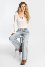 AERO 87 Embroidered Low Rise Baggy Jeans thumbnail 6