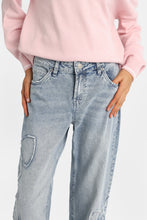 AERO Bow Embroidered Low Rise Baggy Jeans thumbnail 4