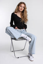AERO Lace Low Rise Baggy Wide Leg Jeans thumbnail 5