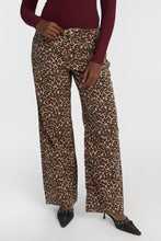 AERO Leopard Low Rise Baggy Jeans thumbnail 1