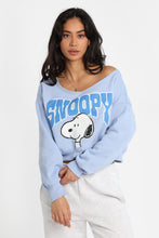 Peanuts Snoopy Off-Shoulder Sweatshirt thumbnail 1