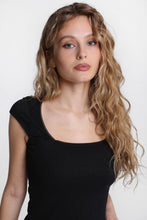 AERO Square Neck Short Sleeve Pointelle Tee thumbnail 11