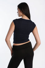 AERO Square Neck Short Sleeve Pointelle Tee thumbnail 19