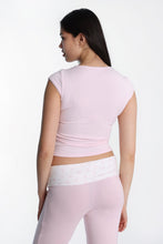 AERO Square Neck Short Sleeve Pointelle Tee thumbnail 23