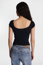 AERO Pointelle Knit Puff Sleeve Top thumbnail 12
