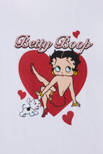 T-shirt coupe garçonne imprime? graphique Betty Boop Chien thumbnail 2