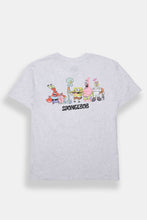 T-shirt coupe garçonne imprimé Bob l'Éponge et Patrick l'Étoile thumbnail 1