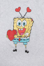 SpongeBob Glitter Heart Graphic Boyfriend Tee thumbnail 2