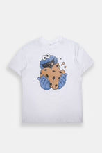 Cookie Monster Heart Graphic Boyfriend Tee thumbnail 1