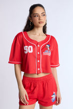 Snoopy 50 Mesh Cropped Jersey thumbnail 1