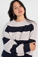 AERO Striped Flat Knit Crew Neck Sweater thumbnail 3