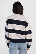 AERO Striped Flat Knit Crew Neck Sweater thumbnail 4