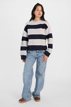 AERO Striped Flat Knit Crew Neck Sweater thumbnail 5