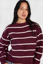 AERO Striped Flat Knit Crew Neck Sweater thumbnail 10