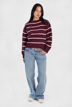 AERO Striped Flat Knit Crew Neck Sweater thumbnail 12