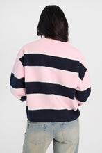 AERO Striped Flat Knit Crew Neck Sweater thumbnail 15